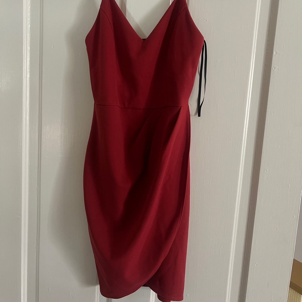 Lulus Fitted Red Mini Dress